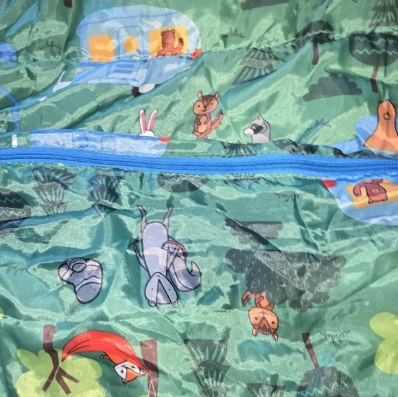 Nature Woods Critters Kids Sleeping Bag - Picture 5 of 16